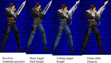 Squall first costumes