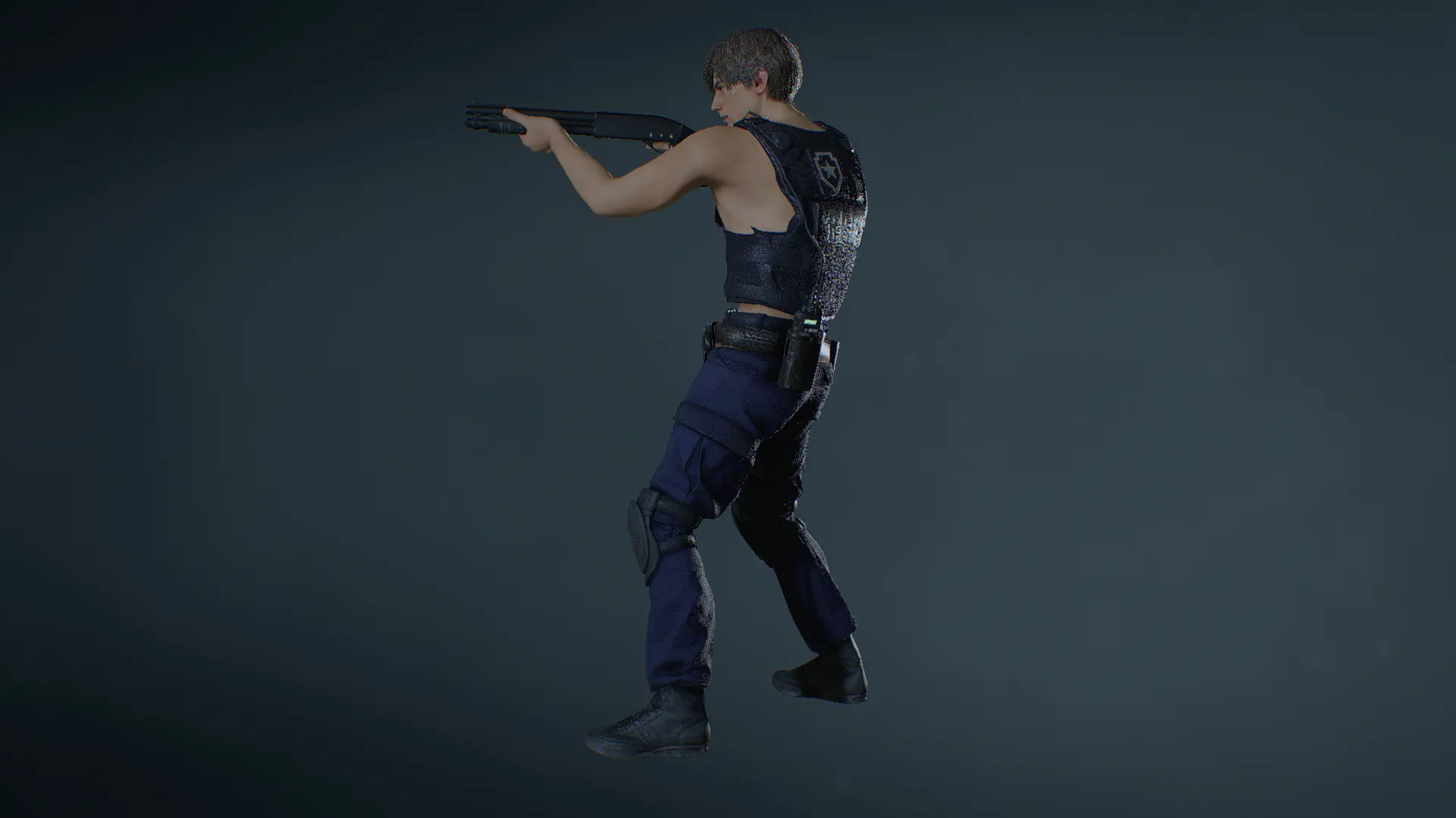 Leon Police - No Shirt Under The RPD Vest (Non-RT) at Resident Evil 2 ...