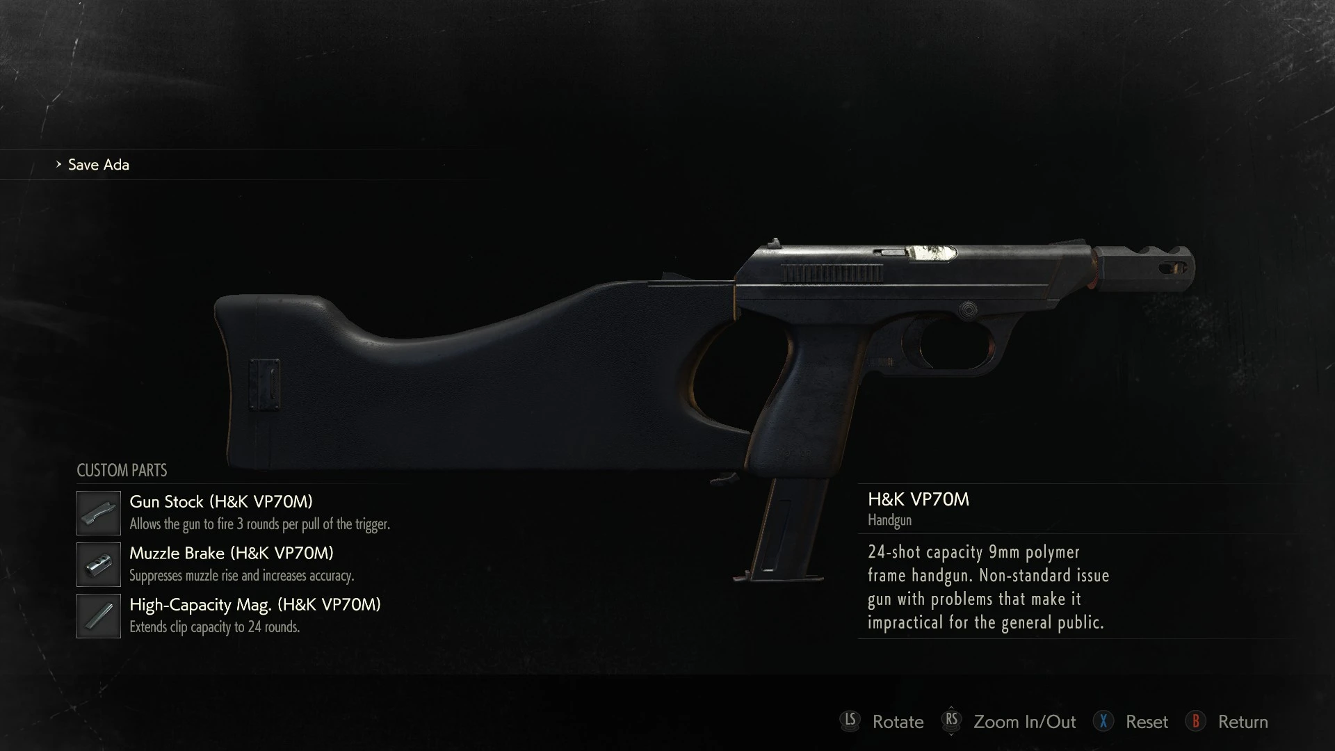 Replaces weapon names, weapon parts names and descriptions