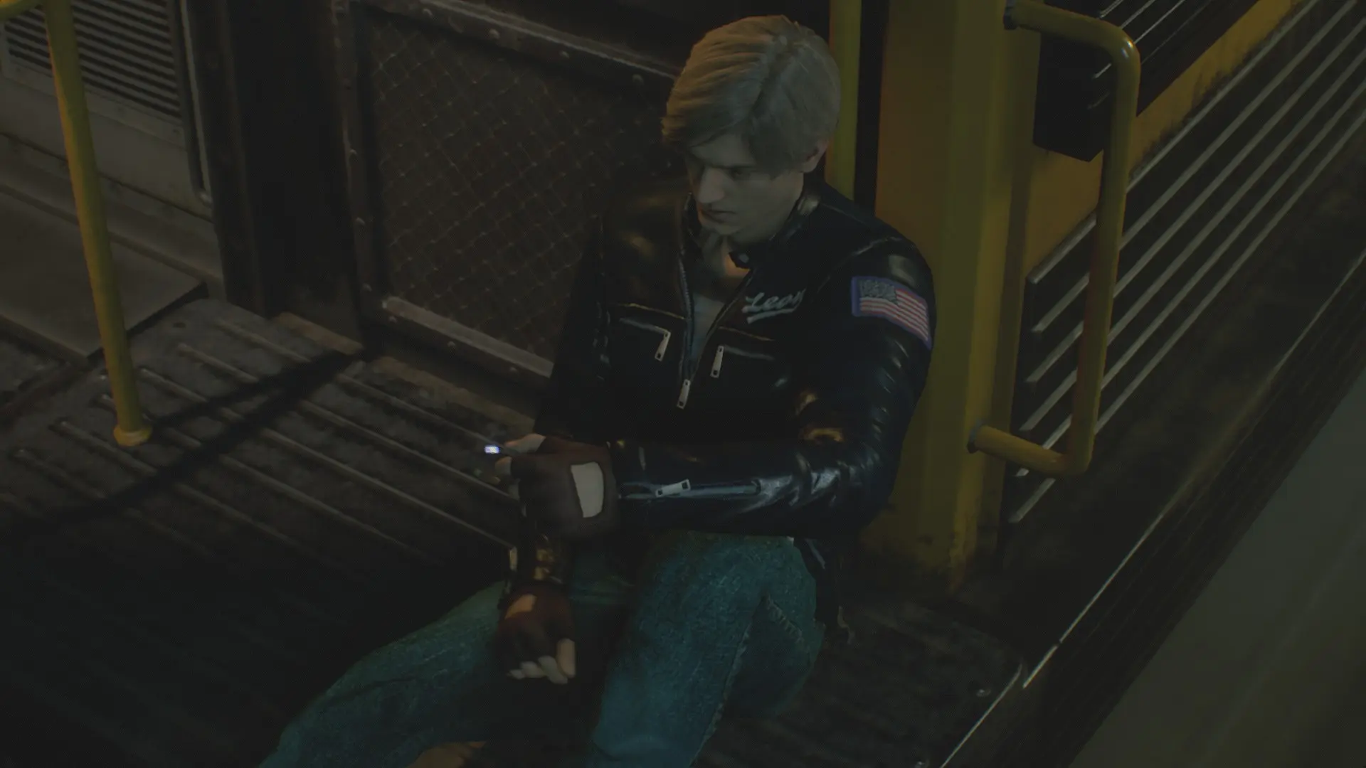 Leon Classic Skull Jacket Costume At Resident Evil 2 2019 Nexus 4752