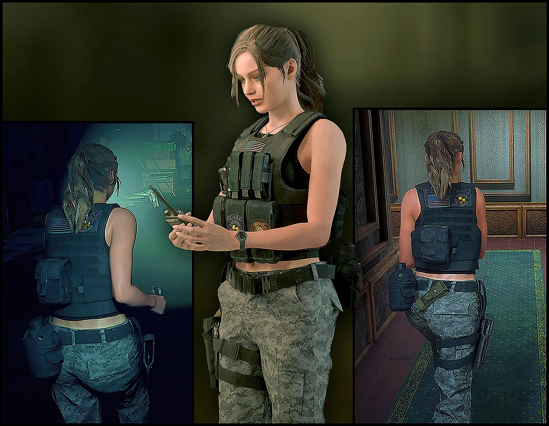 Claire - RPD Military at Resident Evil 2 (2019) Nexus - Mods and community