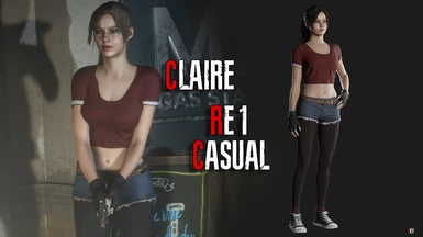 Claire RE1 Casual Outfit