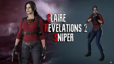 Revelations 2 Sniper Claire outfit in RE2 remake (outfit by