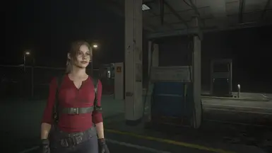 Revelations 2 Sniper Claire outfit in RE2 remake (outfit by