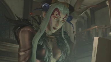 Ultimecia (FF8) As Claire RE2 (Non-RT) and (RT)