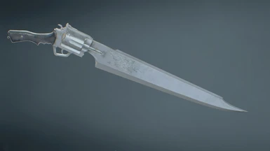 Squall Leonhart (FF8) Revolver (Gunblade) Replace knife