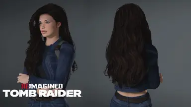 REimagined Tomb Raider - Long Loose Hair (Non-RT)