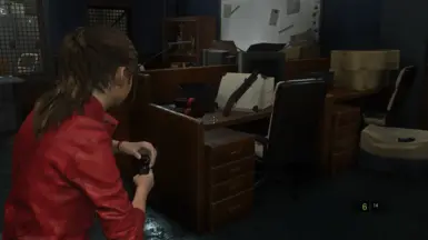 Claire B Grenade launcher moved