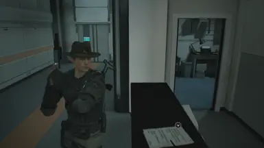 Sheriff Hat for Leon on RPD Uniform
