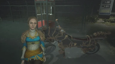 Zelda BOTW outfit for Claire - with Mastercycle