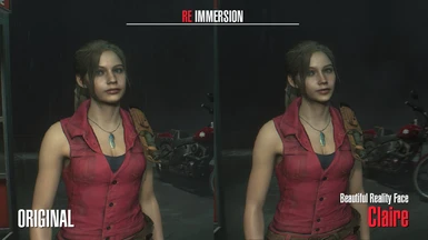 Claire Redfield with og face at Resident Evil 2 (2019) Nexus