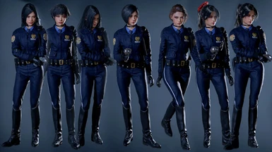 Ada - Motorcycle Cop and Capcom's Hairstyle Collection