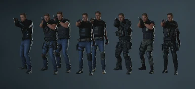 RE7 Chris Redfield Outfit Roster