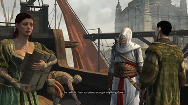 Altair's face