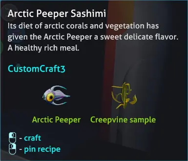 Arctic Peeper Sashimi Below Zero