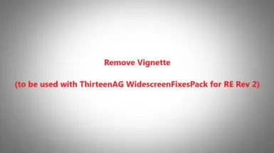 Remove Vignette