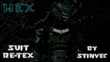 N7 Suit - HEX (Black and Aqua) - StinVec Re-textures