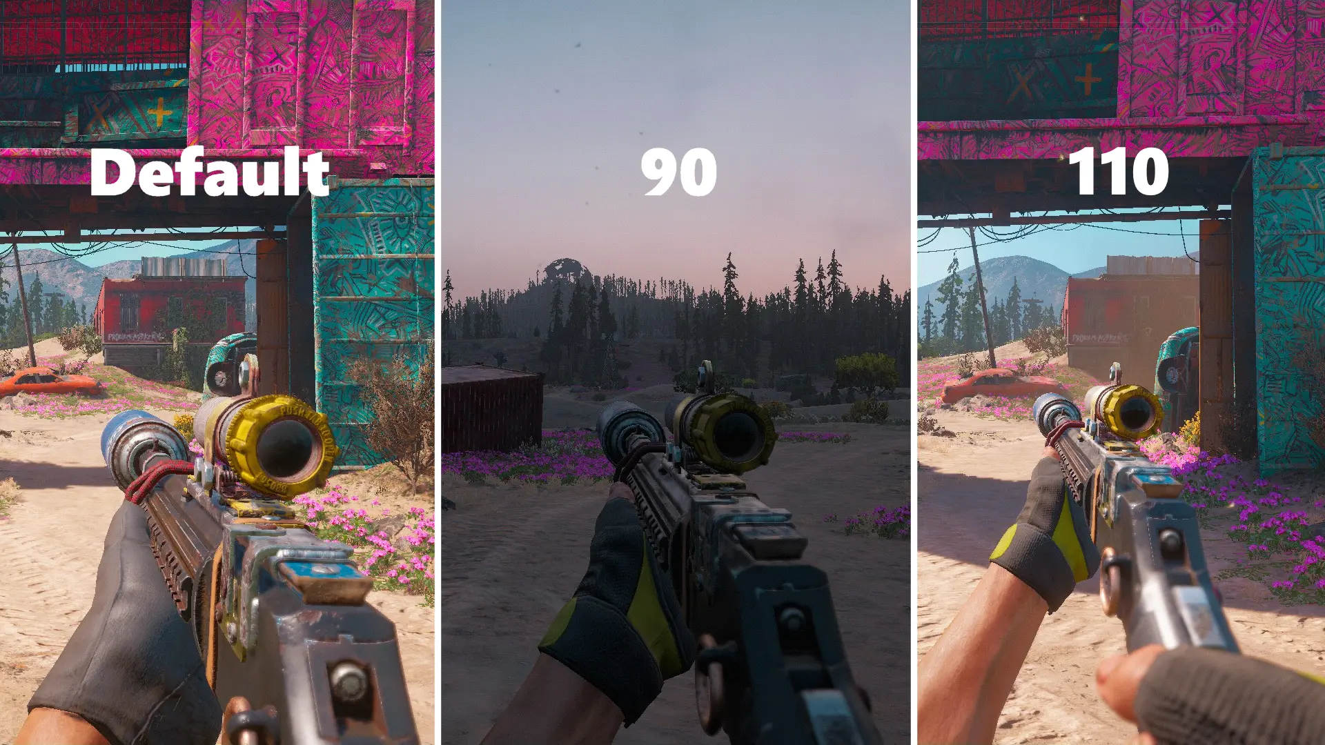 Far cry как поменять fov