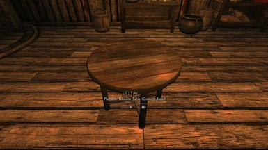 Abandoned House - Placed Table