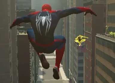 PS4 Suit replaces Amazing Spider-Man suit.