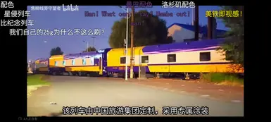 China-Laos Railway   Lanmei  tourist train skin for coaches