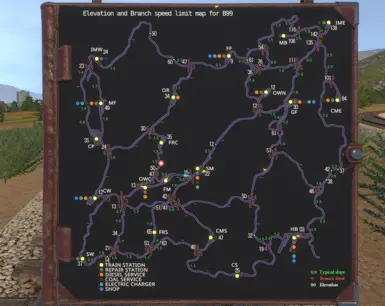 Height and Speed map