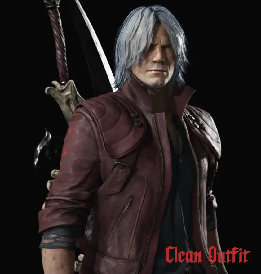 Dante Clean or Less Dirty Outfit with Bruises at Devil May Cry 5 Nexus ...