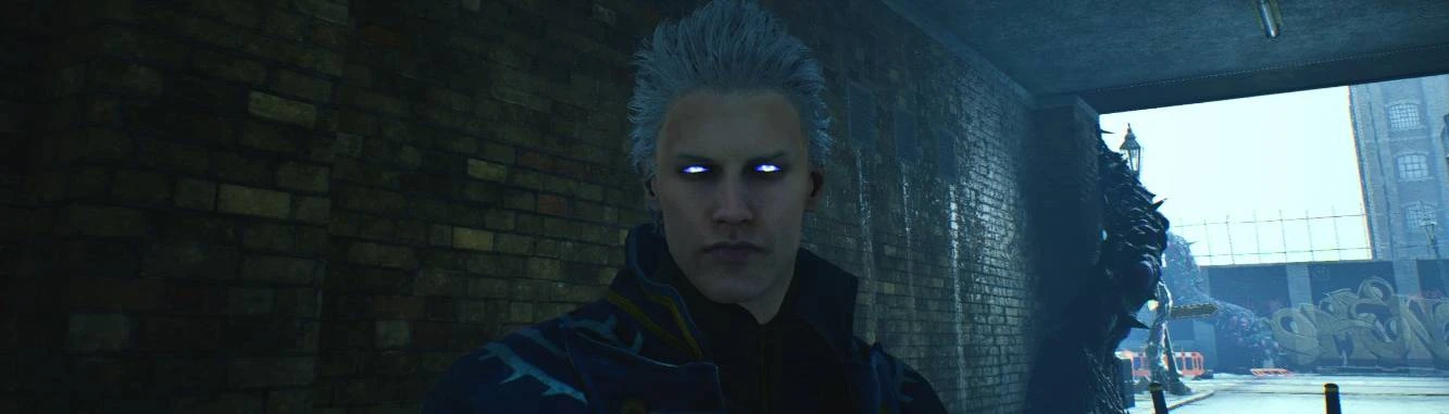 In Game Color Accurate DMC3 EX Recolor Vergil at Devil May Cry 5
