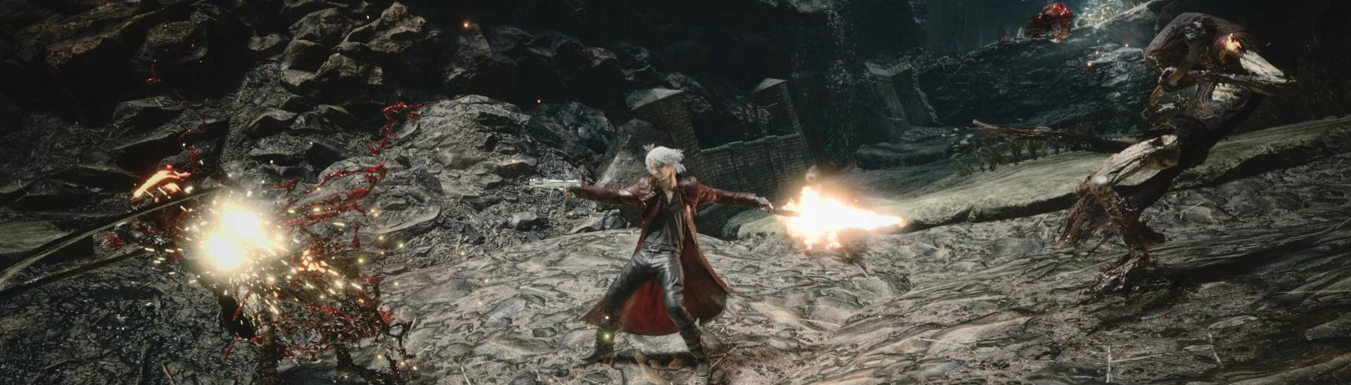 Dante takes on big, ugly enemies in latest Devil May Cry shots