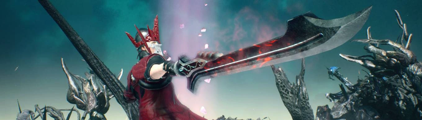 Espada Dante Devil May Cry 4 Nero Red Queen Em Aço