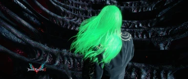 trish GREEN hair for vergil