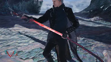 Vergil from devil may cry with a hexblade