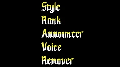 Style Rank Announcer Voice Remover