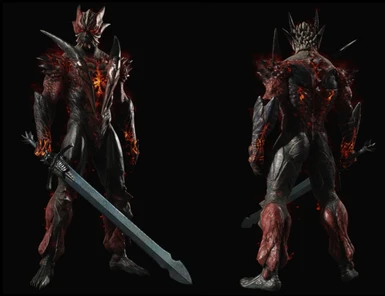 Dante's DT front and back