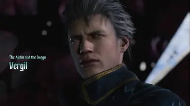 Vergil Face Texture swaps Nero and Dante at Devil May Cry 5