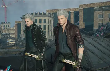 Devil May Cry 5 Mods: Concept Art Dante vs Concept Art Vergil