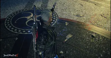 Devil May Cry 5 GAME MOD Blue and Purple EX Costume for Nero v.1.06 -  download