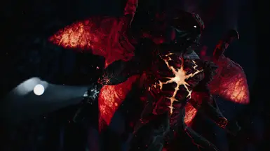 He kinda glows in darker lighting