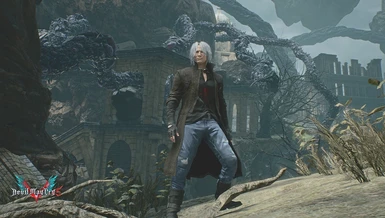 Dante Croco coat and jeans