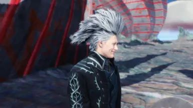 Vergil Hair Bangs - Devil May Cry 5 [MOD]