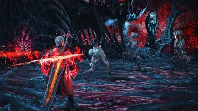 Dante Summoned Swordlike Interceptors
