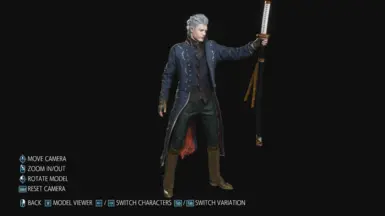 In Game Color Accurate DMC3 EX Recolor Vergil at Devil May Cry 5 Nexus -  Mods and community