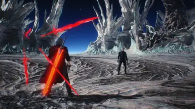 Mirage Edge Summon Swords [Red]