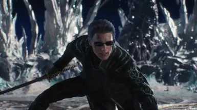 Albert Wesker Sunglasses Accessory and Hair Mod with Original Color