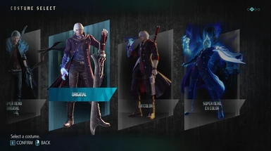 Character selection images