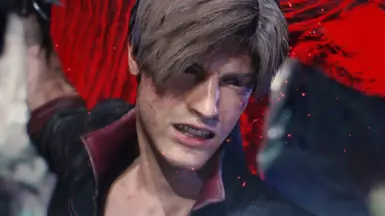 If you ignore the hair color the face of DMC 4 Dante and RE 6 Leon