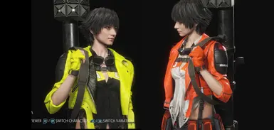NEON and ORANGE LADY skin