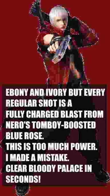 Ebony And Ivory but the Gunslinger shot is a Fully Charged Nero Tomboy