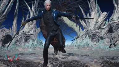 In Game Color Accurate DMC3 EX Recolor Vergil at Devil May Cry 5