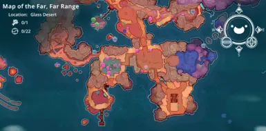 Area Map of Slime Rancher (Haven't explored The Moss Blanket, The